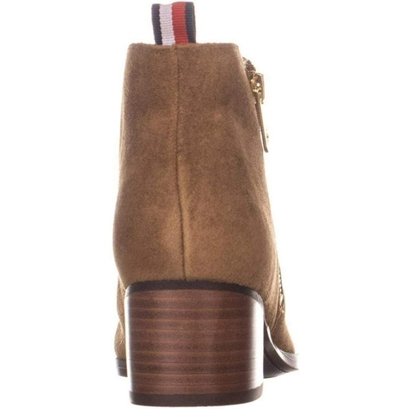 Tommy Hilfiger Women's Casual Boots Caramel Size 9.5 M cognac ankle boots - Picture 2 of 8